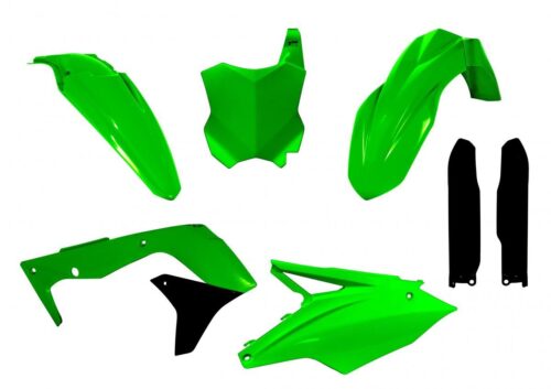 PLASTIC KIT/6 16-18 KX450F N/GREEN, RTECH R-KITKXF-VF0-517