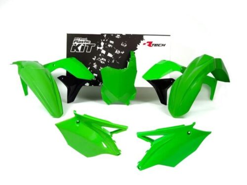 PLASTIC KIT/5 16-18 KX450F GREEN, RTECH R-KITKXF-VE0-517