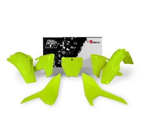 PLASTIC KIT5 16-18 HUSKY TC/FC, FLU. RTECH R-KITHSQ-GF0-516