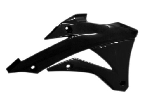 RADIATOR SCOOPS 14-23 KX85, KX112 2022-2023, BLACK RTECH R-CVKX0NR0014