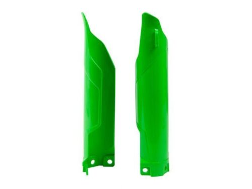 LOWER FORK GUARDS 14-25 KX85/100/112, GREEN RTECH R-PSKX0VE0014