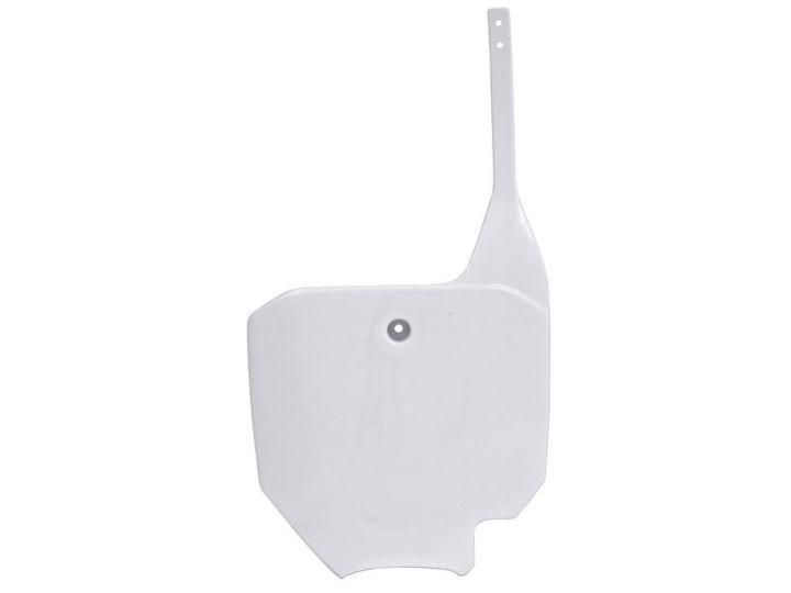 FRONT PLATE CRF150 CR80 CR85, RTECH R-TBCR0BN0085 WHITE - Image 2
