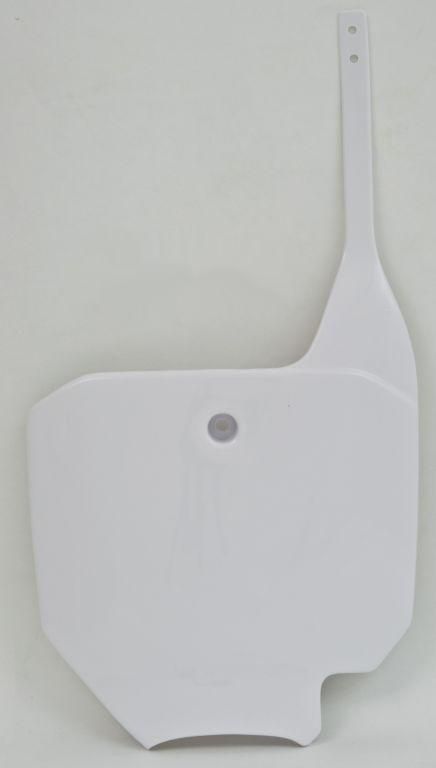 FRONT PLATE CRF150 CR80 CR85, RTECH R-TBCR0BN0085 WHITE