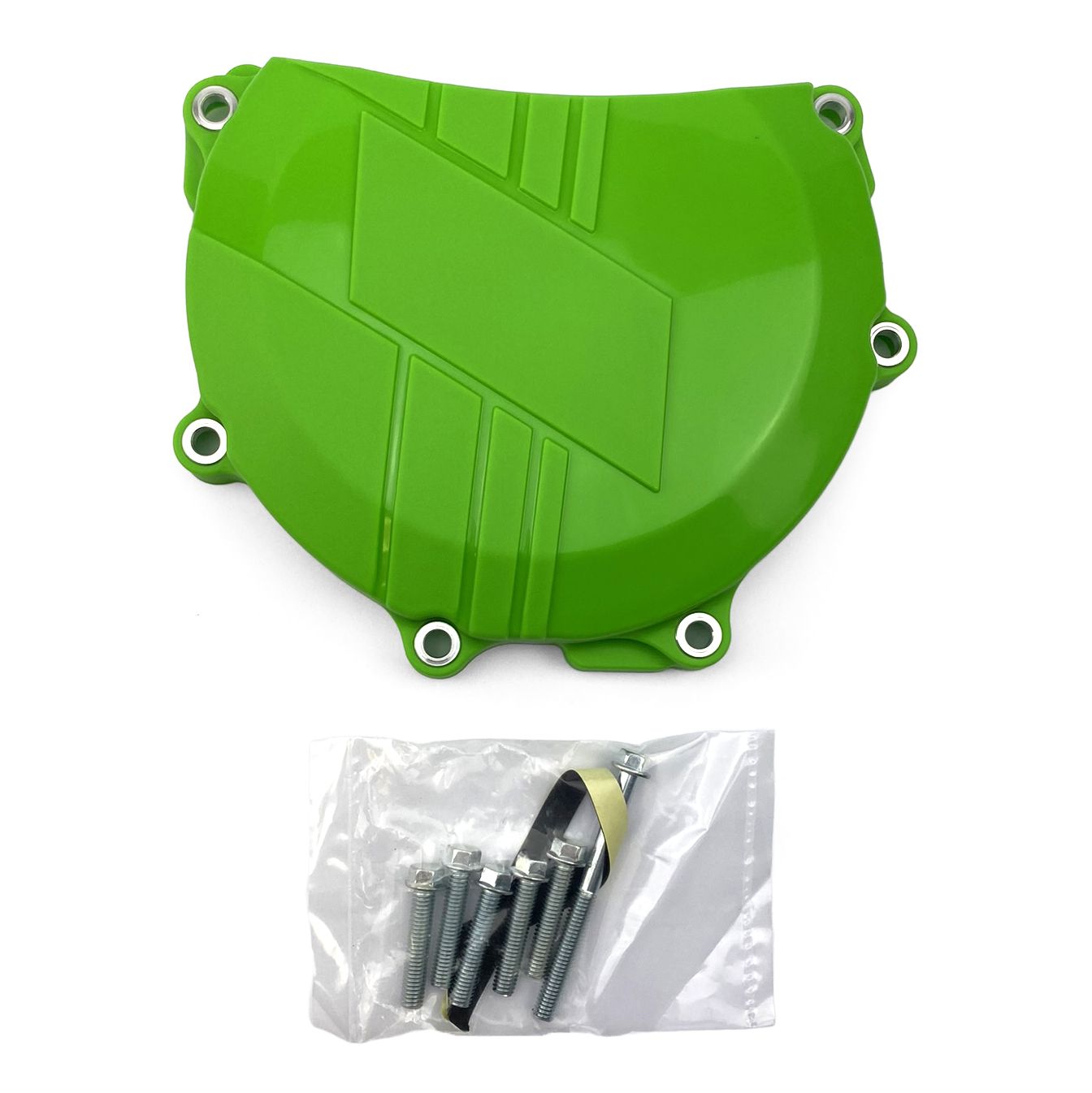 CLUTCH COVER PLASTIC PROTECTOR, ACCEL CCP-302 KX 450 F 06-15