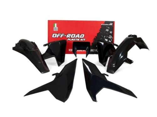 PLASTIC KIT ENDURO 17-18 HUSKY TE/FE/TX, 5 PIECE ,COLOUR BLACK, RTECH R-KITHSQ-NR0-517