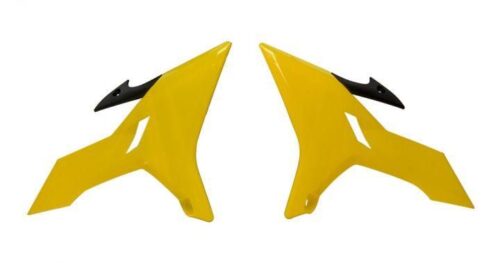 RADIATOR SCOOPS YZ REVOLUTION YELLOW, R-CVYZ0GY0016, RAD SCOOPS