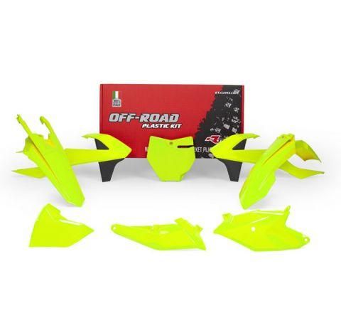 PLASTIC KIT/6 18-24 KTM SX85, NEON YELLOW RTECH R-KITKTM-GF0-185, GASGAS MC 85 2021-2023