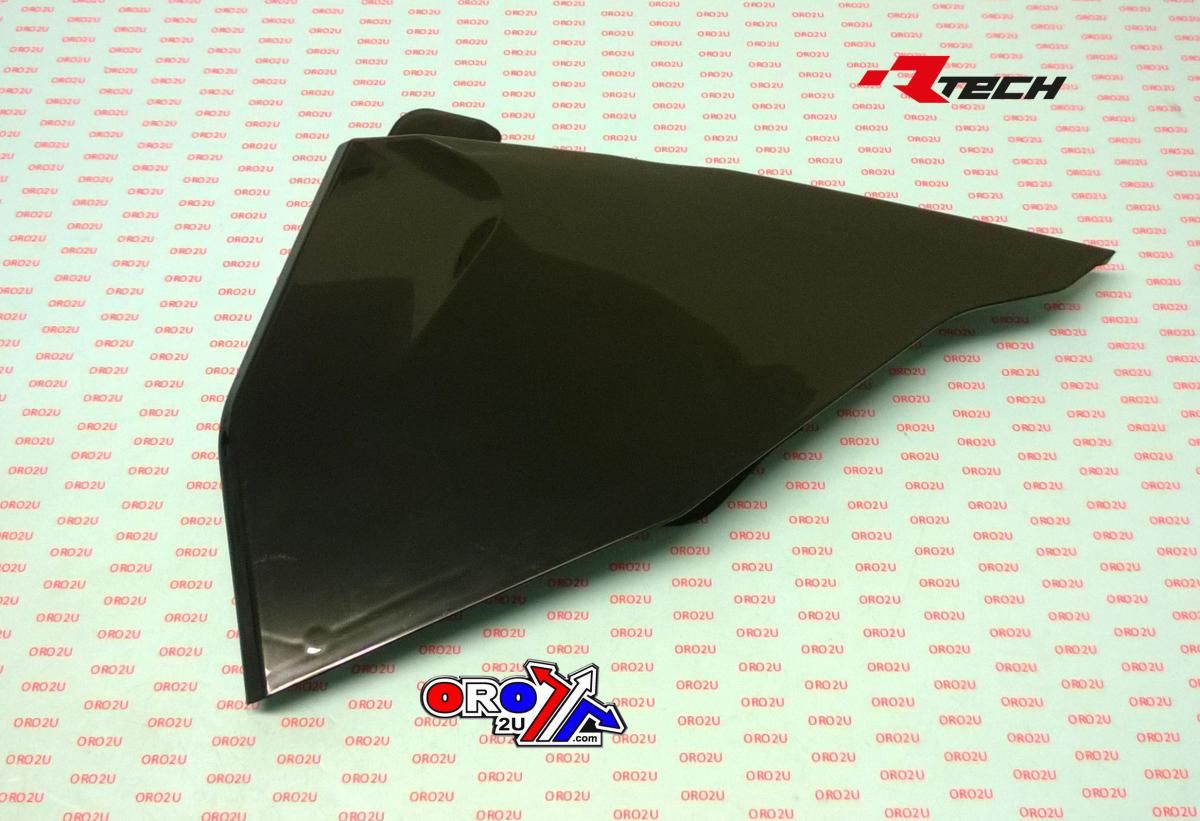 AIR BOX SIDE PANEL 2019-22 KTM SX/SX-F, BLACK, RTECH R-FIKTMNRSX19