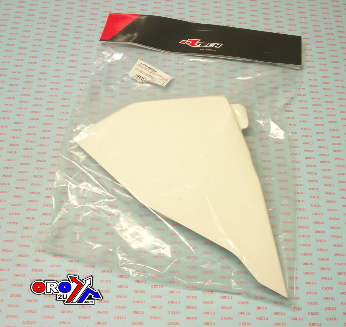 AIR BOX SIDE PANEL 2019-22 KTM SX/SX-F, WHITE, RTECH R-FIKTMBNSX19, SX/SX-F/XC/XC-F 19-21 OEM COLOUR - Image 3