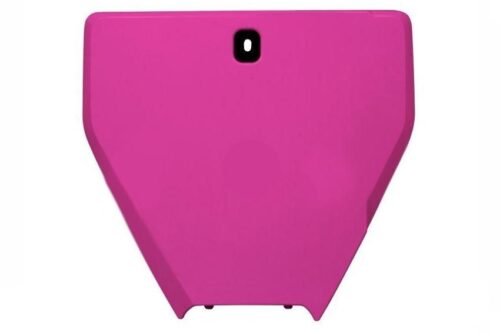 FRONT PLATE 16-18 HUSKY TC-FC, NEON PINK, RTECH R-TBHSQFU0016