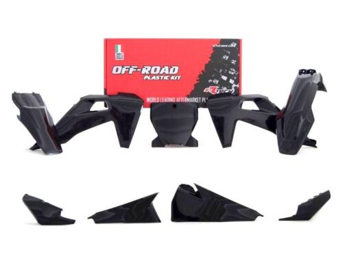 PLASTIC KIT/6 2019-22 TC/FC, BLACK, RTECH R-KITHSQ-NR0-599