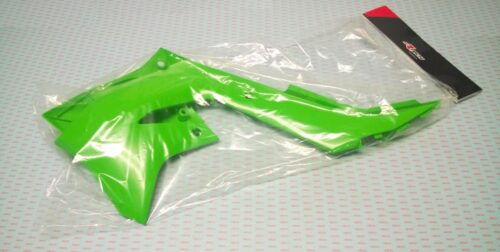 RADIATOR SCOOPS 2019-23 KX450F NEON GREEN, RTECH R-CVKXFVF0019