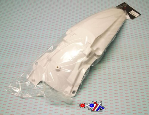 REAR FENDER 2019-23 KX450 WHITE, RTECH R-PPKXFBN0019