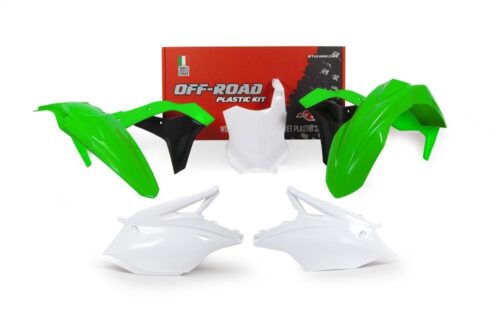 PLASTIC KIT/5 17-19 KX250F, OEM 2019, RTECH R-KITKXF-OEM-529