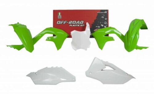 PLASTIC KIT/5 2019-23 KX450F OEM COLOUR 19, RTECH R-KITKXF-OEM-599