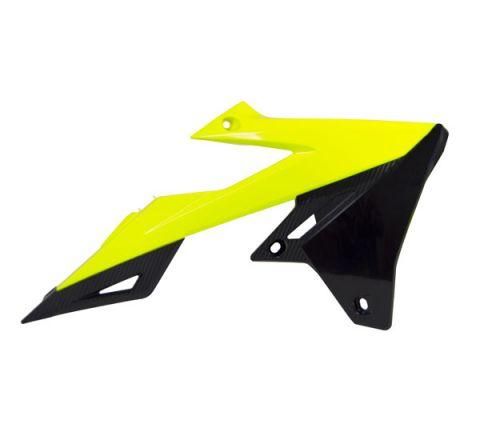 RADIATOR SCOOPS 18-25 RM-Z450, 2019-25 RM-Z250, RTECH OEM R-CVRMZGFNR18