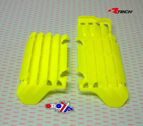RAD LOUVERS OVERSIZE NEON YELLOW RM-Z450 18-25, RTECH R-GRRMZGF0018