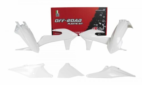PLASTIC KIT/5 2020-23 EXC/EXC-F WHITE, RTECH R-KITKTM-BN0-420