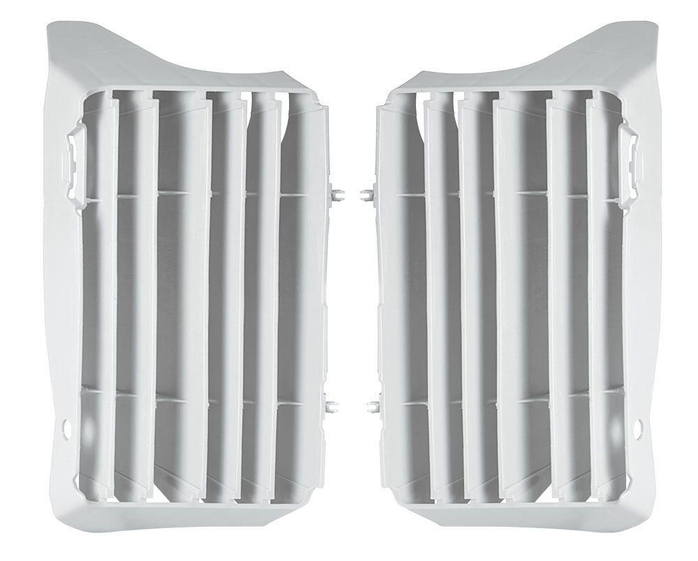 RAD LOUVERS OVERSIZE WHITE, CRF 450R/RWE/RX 2021-25, RTECH R-GRCRFBN0021
