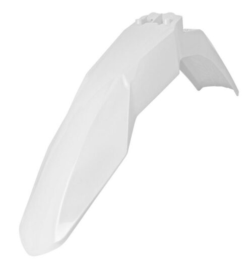 FRONT FENDER 2021-23 GASGAS WHITE, RTECH R-PAGASBN9921, VENTED