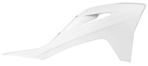 RADIATOR SCOOP 2021-2023 GASGAS WHITE, RTECH R-CVGASBN0021