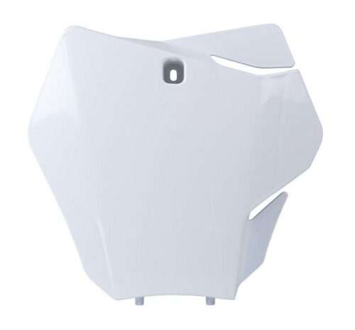 FRONT PLATE MC-MCF 2021-23 GASGAS WHITE, RTECH R-TBGASBN0021