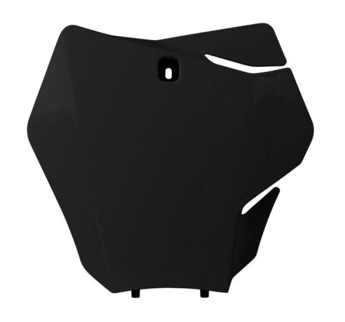 FRONT PLATE MC-MCF 2021-23 GASGAS BLACK, RTECH R-TBGASNR0021