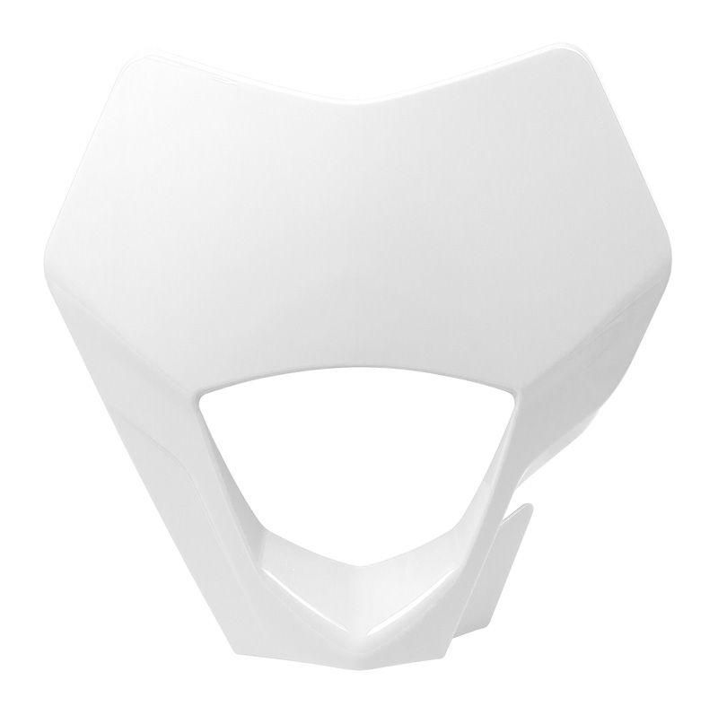 HEADLIGHT COWL 2021-23 GASGAS WHITE, RTECH R-MASKGASBN21