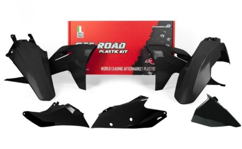PLASTIC KIT/5 2021-23 EC-ECF BLACK RTECH R-KITGAS-NR0-421 GASGAS