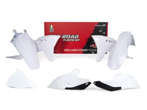 PLASTIC KIT/5 2021-23 EC-ECF WHITE RTECH R-KITGAS-BN0-421 GASGAS