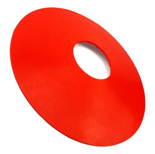 SIDECAR WHEEL DISK COVER, RED / UNIVERSAL FITMENT