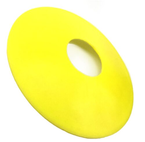 SIDECAR WHEEL DISK COVER, YELLOW / UNIVERSAL FITMENT