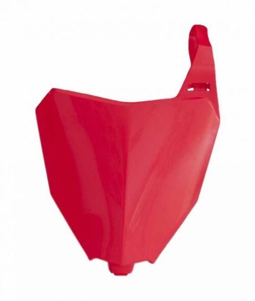 FRONT PLATE CRF450 R/RX 19-20, RED RTECH R-TBCRFRS0019