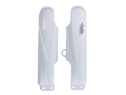 LOWER FORK GUARDS 19-25 YZ85, WHITE, RTECH R-PSYZ0BN0185, Fork Protectors WHITE