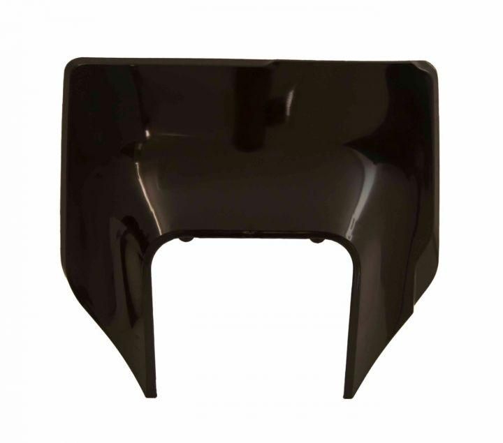 FRONT HEADLIGHT COWL 2020-23 HUSQ, RTECH R-MASKHSQNR20 BLACK