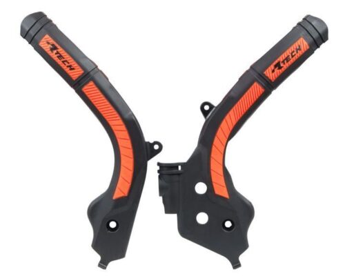 GRIPPY FRAME GUARD KTM HSQ BLACK/ORG, R-TECH R-PRTKTMNRAR1