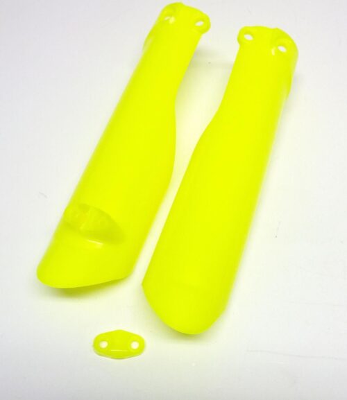 LOWER FORK GUARDS 19-25 KTM SX65, TC65 19-25, NEON YELLOW, RTECH R-PSKTMGF1965