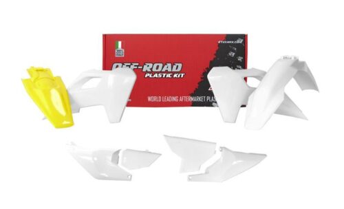 PLASTIC KIT/6 2024 HUSQVARNA TE/FE OEM, RTECH R-KITHSQ-OEM-624