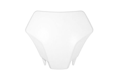 FRONT NUMBER PLATE GASGAS 2024-25 WHITE, R-TECH R-TBGASBN0023