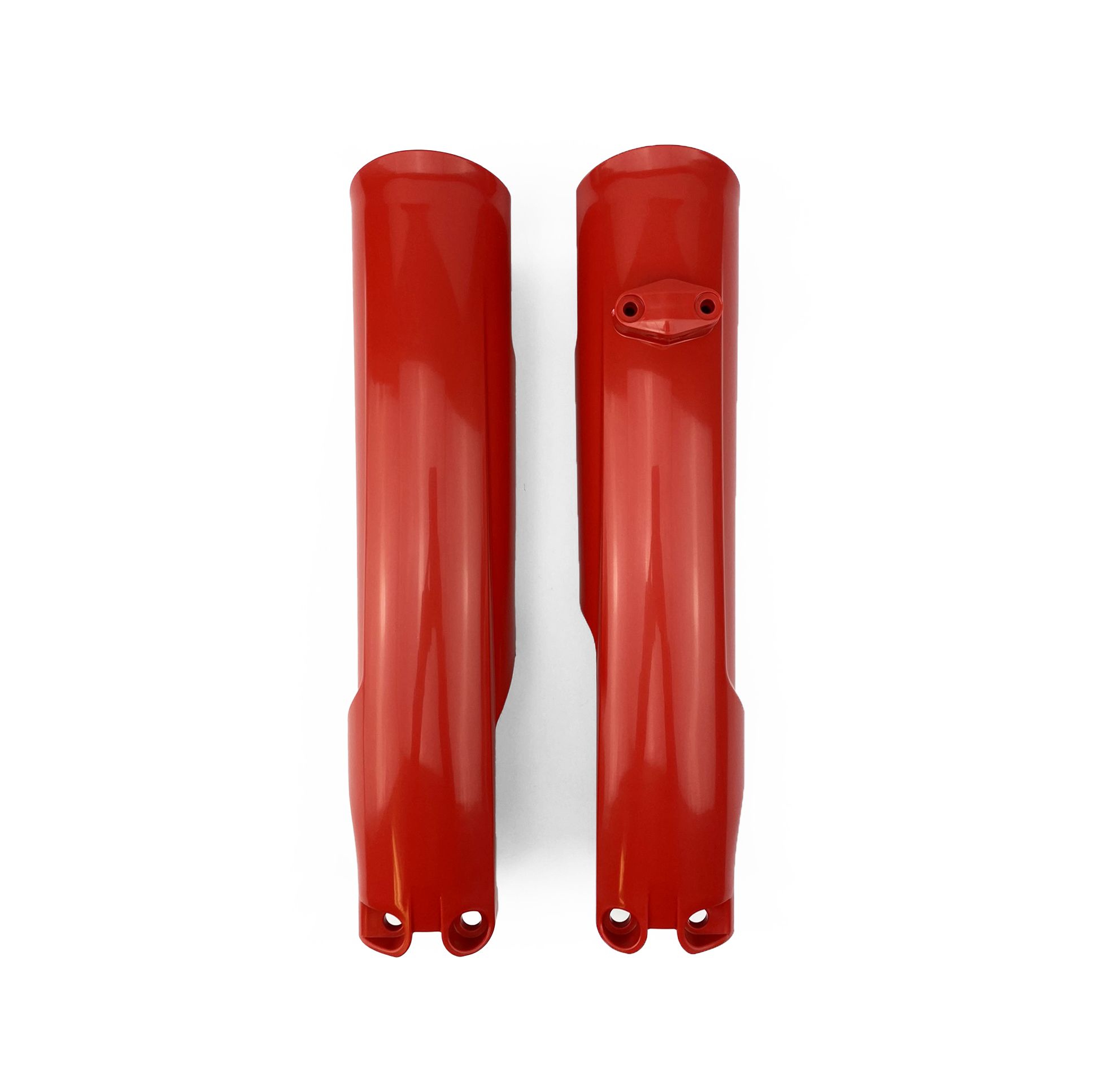 FACTORY FULL WRAP FORK GUARDS 2023/2024 KTM SX/SX-F, HUSKY FC/TC, RED, RTECH R-PSKTMRG0093