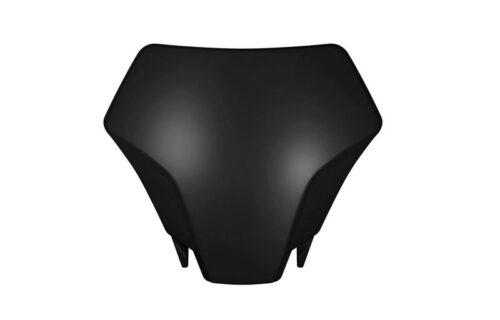 FRONT NUMBER PLATE GASGAS 2024-25 BLACK, R-TECH R-TBGASNR0023