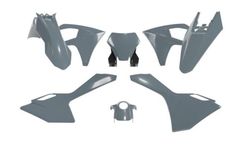 PLASTIC KIT/6 2024-2025 GASGAS QUANTUM GREY, RTECH R-KITGAS-GR0-623