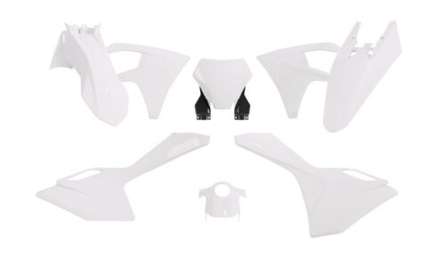 PLASTIC KIT/6 2024-2025 GASGAS WHITE, RTECH R-KITGAS-BN0-623