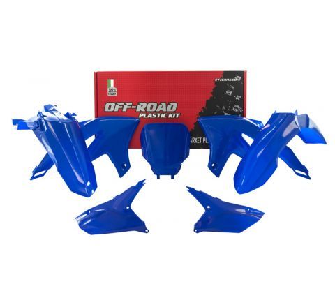 PLASTIC KIT/5 BLUE, 2023-25 YZ450F, RTECH R-KITYZF-BL0-623, OEM 2023-25