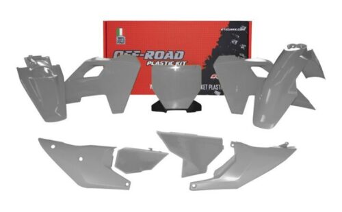PLASTIC KIT/6 2023-24 TC/TX/FC/FX QUANTUM GREY, RTECH R-KITHSQ-GR0-523