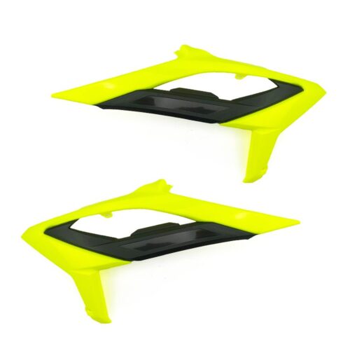RADIATOR SCOOPS 2023-24 BETA NEON YELLOW, RTECH R-CVBETGFNR23