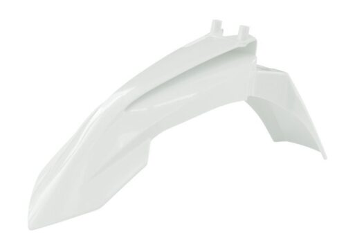 FRONT FENDER WHITE 2016-25 SX50, MC 50 2021-2023, RTECH R-PAKTMBN0050