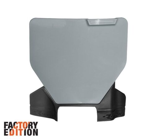 FACTORY FRONT PLATE 2023-2025 HUSKY TC/FC, QUANTUM GREY/BLACK, RTECH R-TBHSQGRNR93