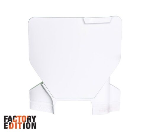 FACTORY FRONT PLATE 2023-2025 HUSKY TC/FC, WHITE, RTECH R-TBHSQBN0093