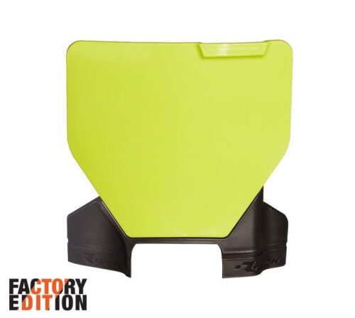 FACTORY FRONT PLATE 2023-2025 HUSKY TC/FC, YELLOW/BLACK, RTECH R-TBHSQGQNR93